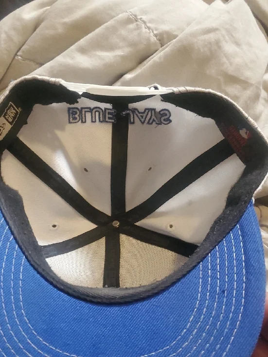 New Era Gray and Blue Toronto Blue Jays Snapback Hat... - Picture 4 of 4